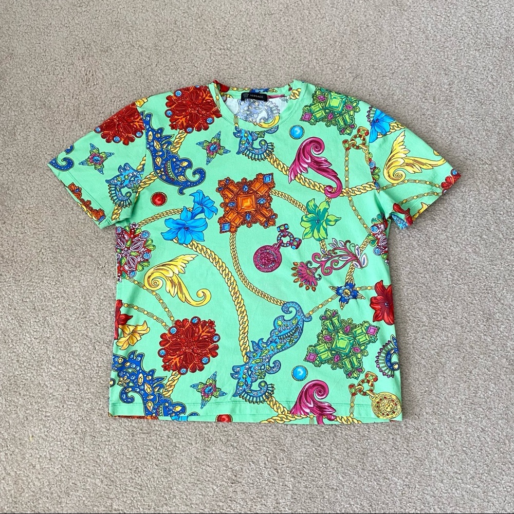 Men’s Versace Jewel Chain T-Shirt